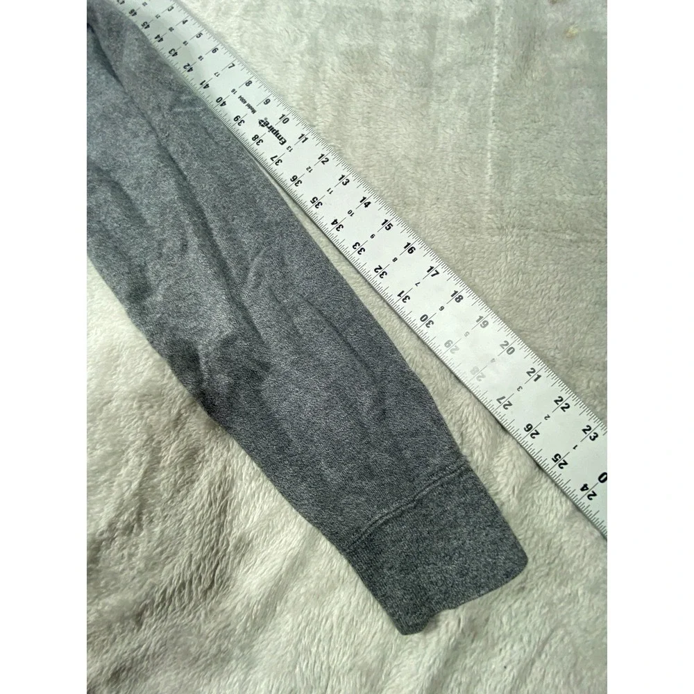 Banana‎ Republic Cardigan Sweater Mens M Gray Cotton Knit Full Zip Long Sleeve